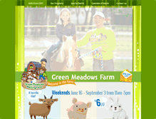 Tablet Screenshot of greenmeadowsfarmny.com
